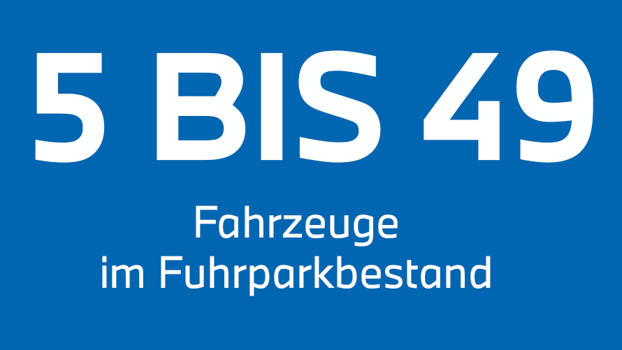 5 bis 49 Fahrzeuge